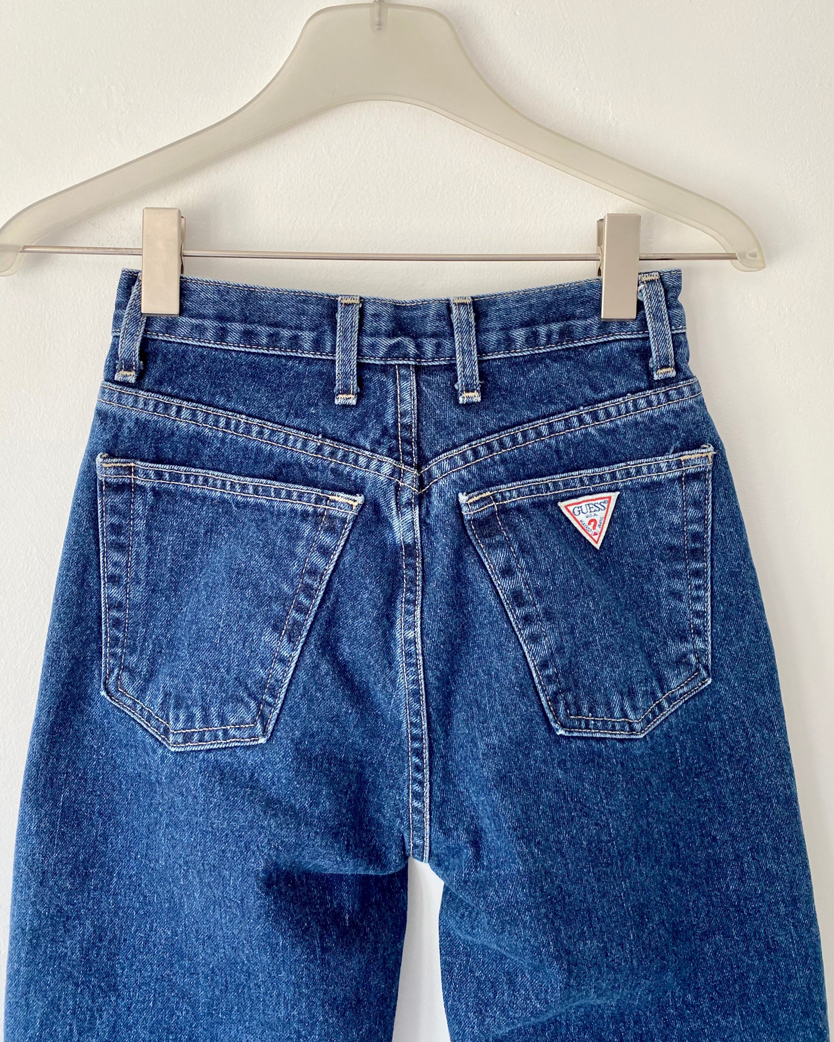 Vintage 1990s Guess Made in USA Light Wash Jeans size 26