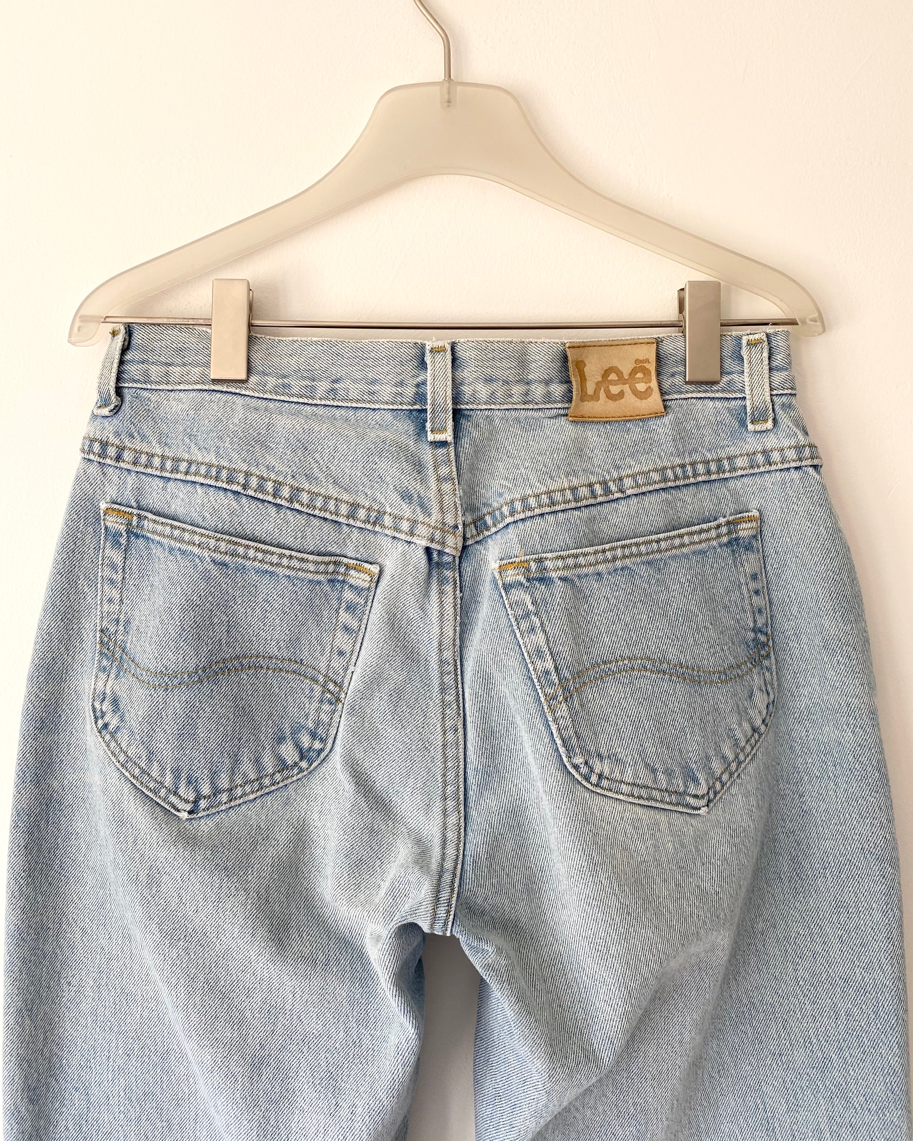 Vintage LEEs Made in USA Light Wash Jeans size 32
