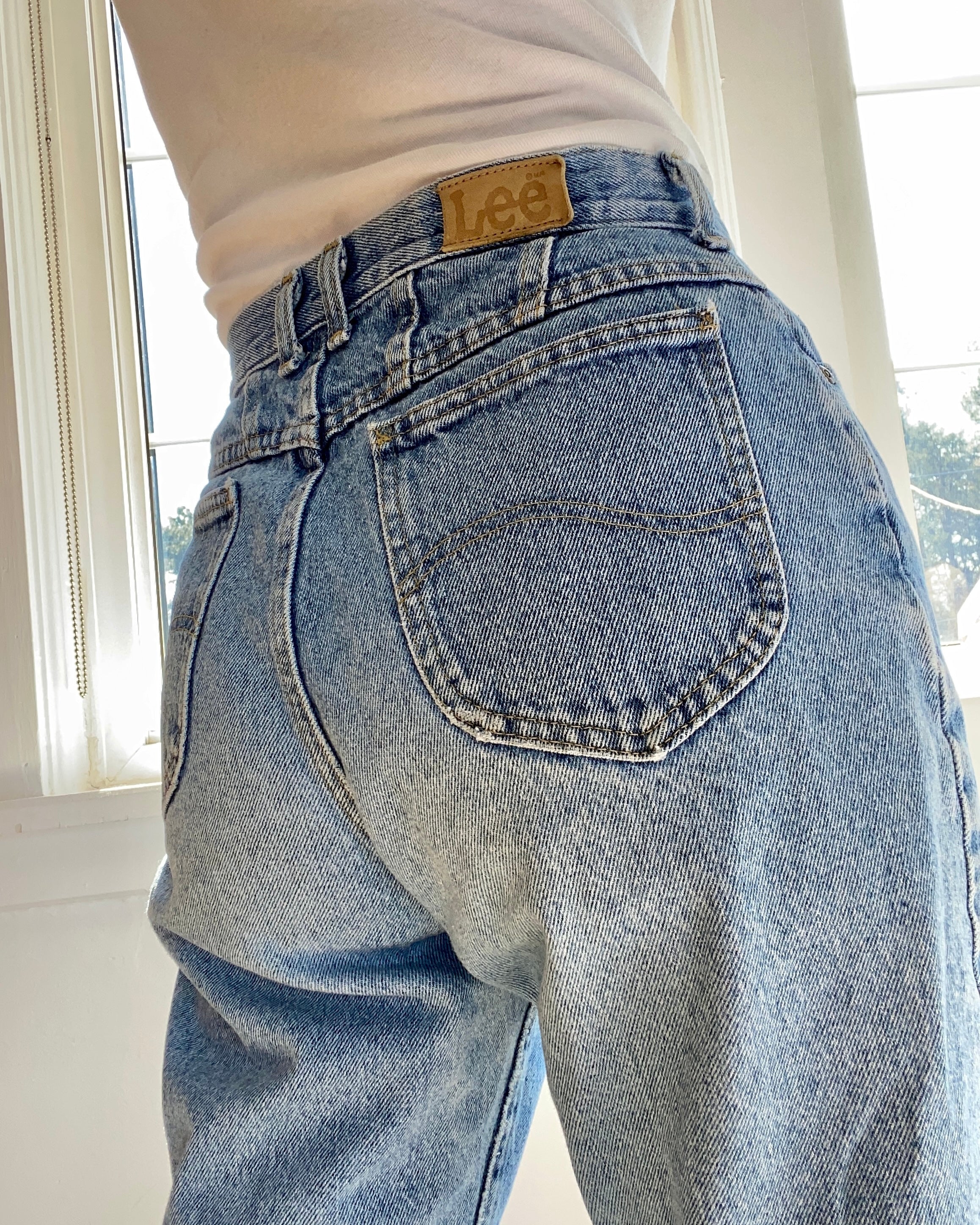 Vintage LEEs Made in USA Light Wash Jeans size 29