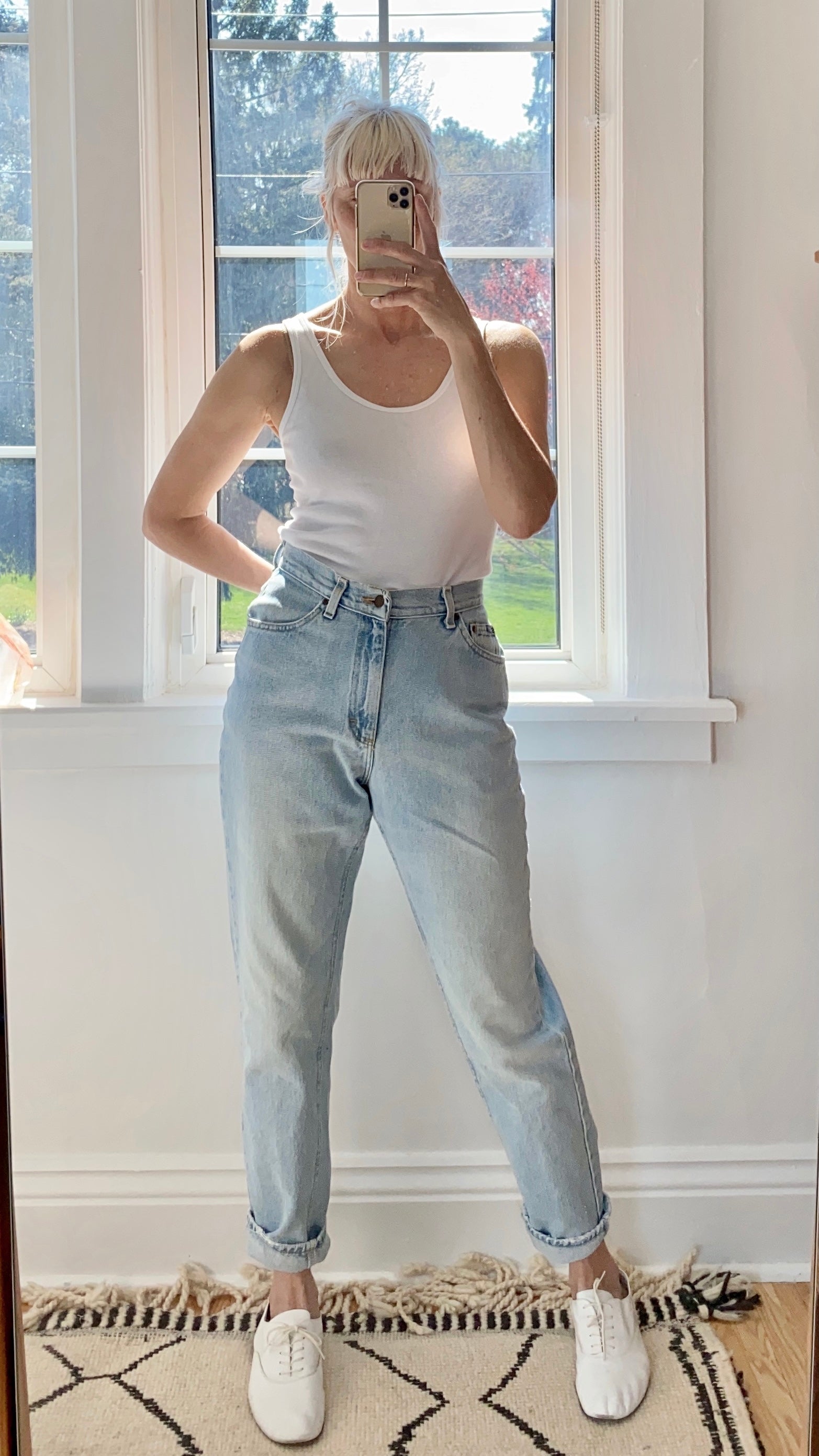 Vintage LEEs Made in USA Light Wash Jeans size 32