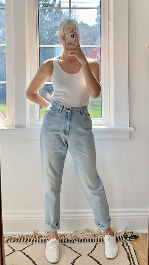 Vintage LEEs Made in USA Light Wash Jeans size 32