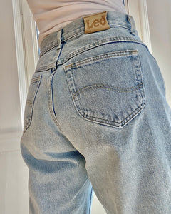 Vintage LEEs Made in USA Light Wash Jeans size 28