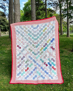 Vintage Arrows 1940s Patchwork Quilt