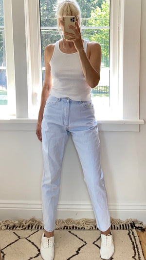 Vintage LEEs Made in USA Light Wash Jeans size 27/28