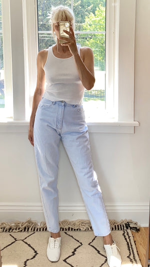 Vintage LEEs Made in USA Light Wash Jeans size 27/28